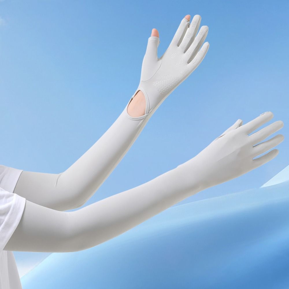 Cycling Gloves - Fashion Solid Color Long Sleeve Non-slip