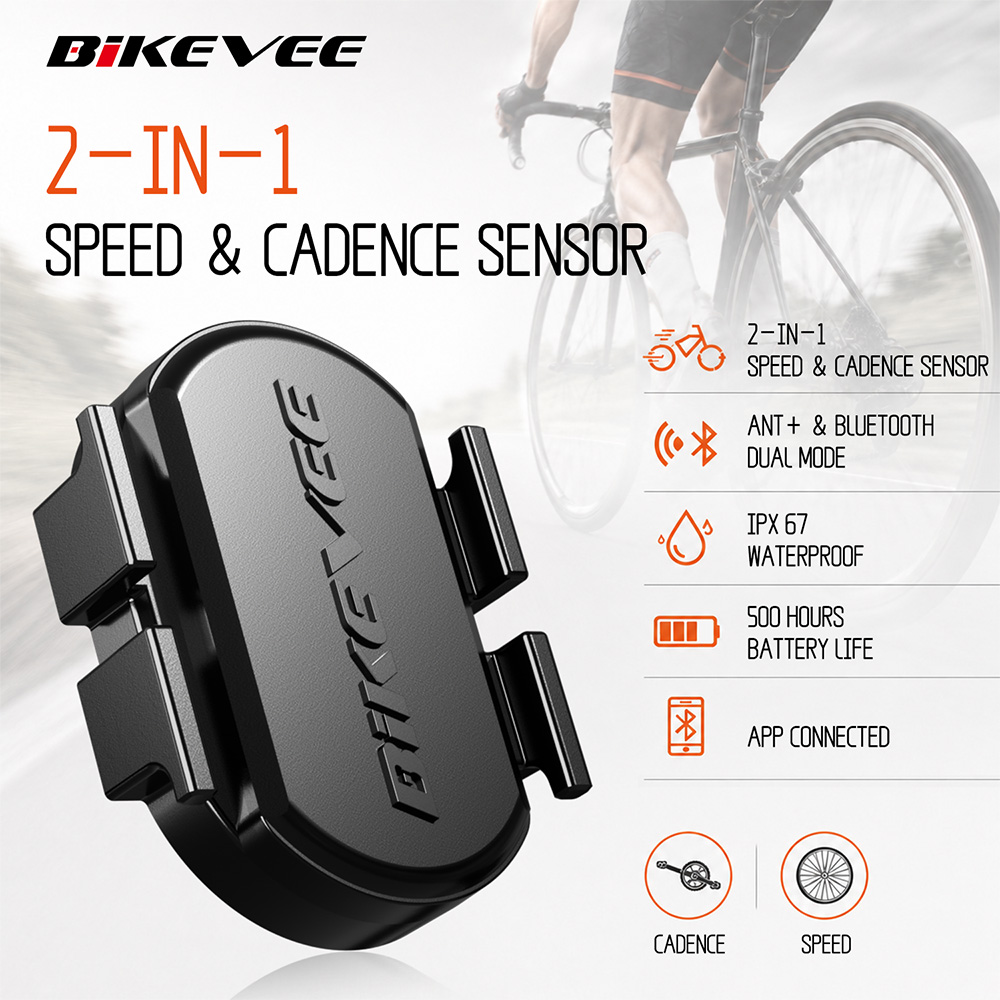 Cycling Zwift - BIKEVEE Universal Wireless ANT+ Bluetooth Cadence