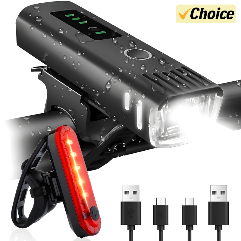 Cycling Gear Charging Station - 1000LM Bicycle Led Front Light LED