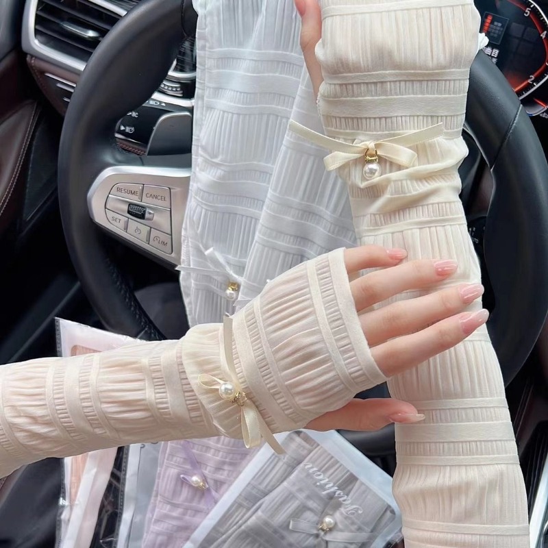 Cycling Gloves - Women Arm Warmer Summer Sun Protection