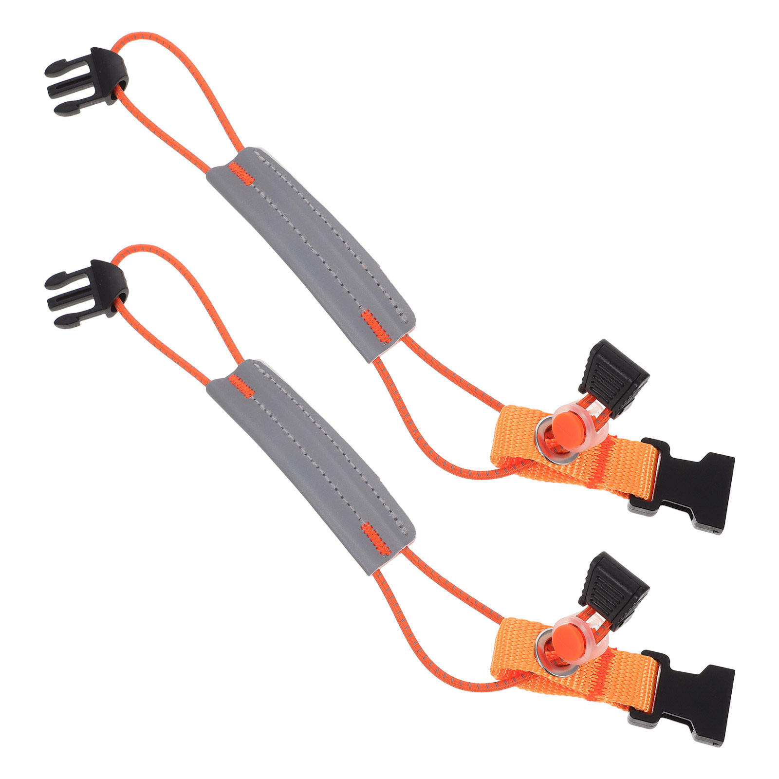Cycling Visibility Gear - Adjustable Cycling Reflective Leg Straps Elastic