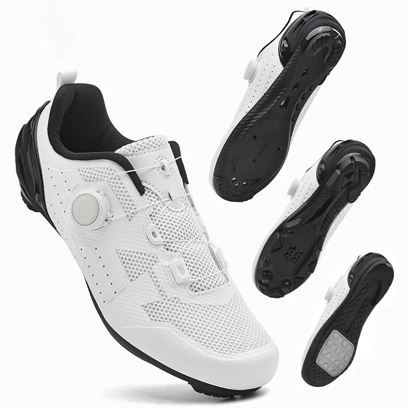Road Bike Cleats - Road Cycling Shoes male Breathable Summer