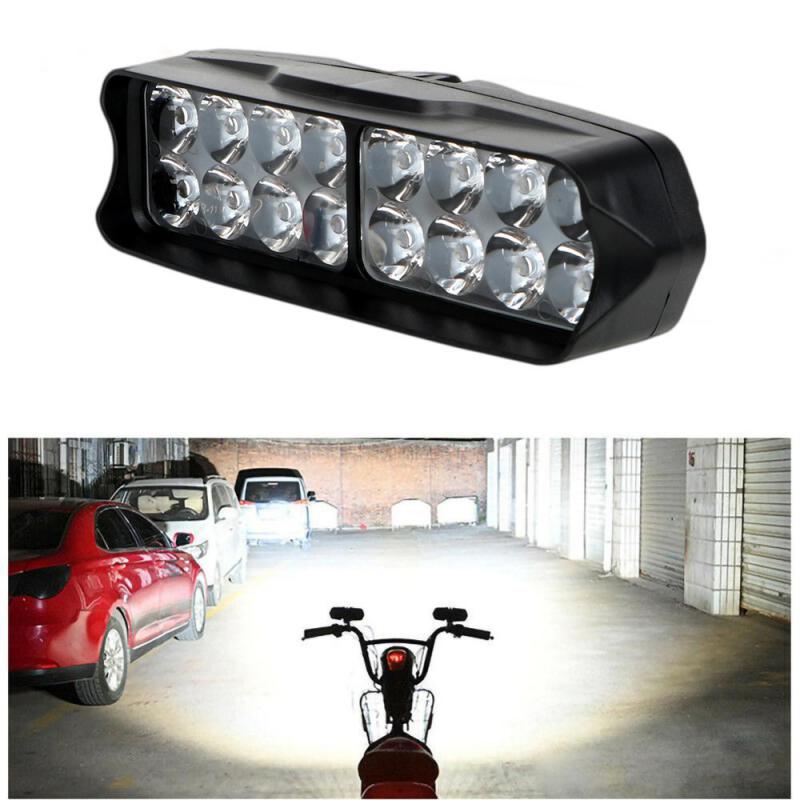 Head Racket Boom - Motorcycle Headlight 12v Spot Head Light