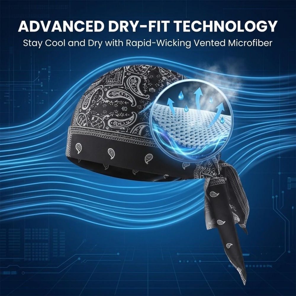 1-5pcs Cooling Skull Cap Helme - Cycling Gear And Accessories 评论和价格