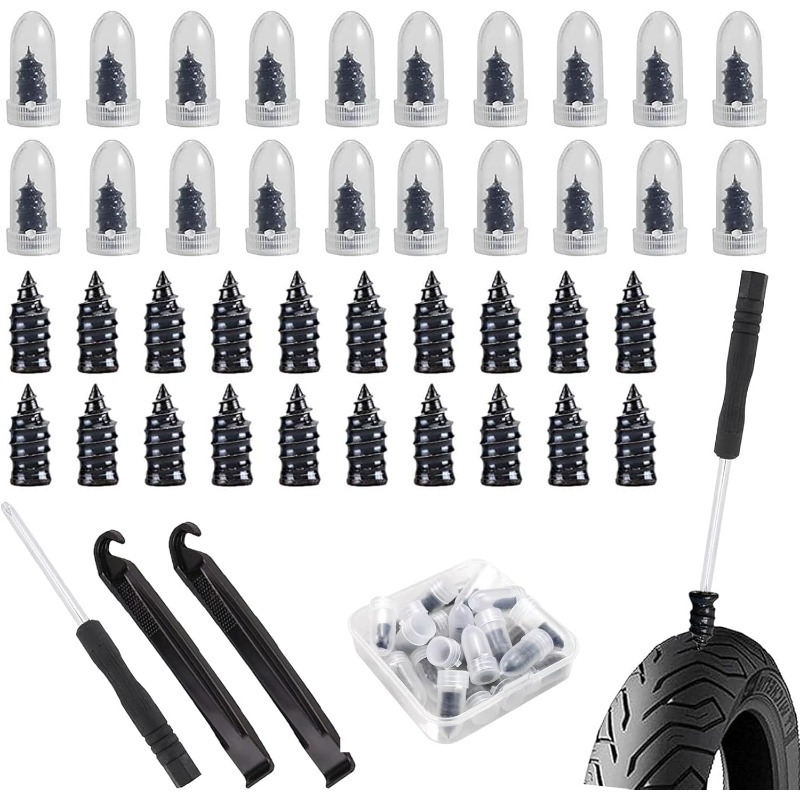 Rubber Stud for Tires,  40 PCS - Tubeless Tire Sealant 评论和价格