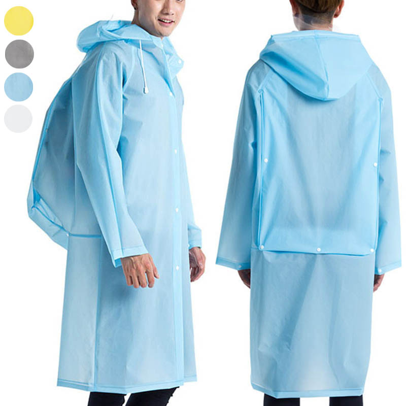 New Reusable Transparent EVA L - Cycling Gear Jacket 评论和价格