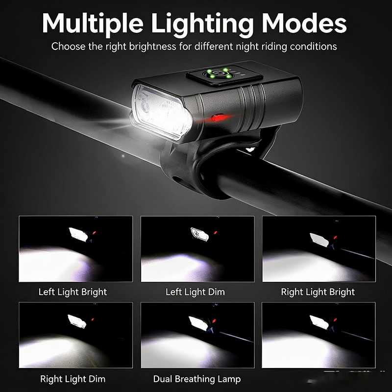 Bike Light Front Rear LED USB  - Cycling Gear Charging Station 评论和价格