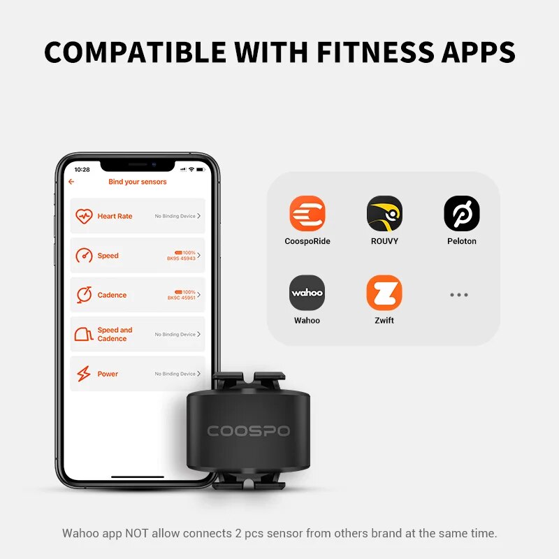 COOSPO BK9 Bike Speed/Cadence  - Cycling Zwift 评论和价格