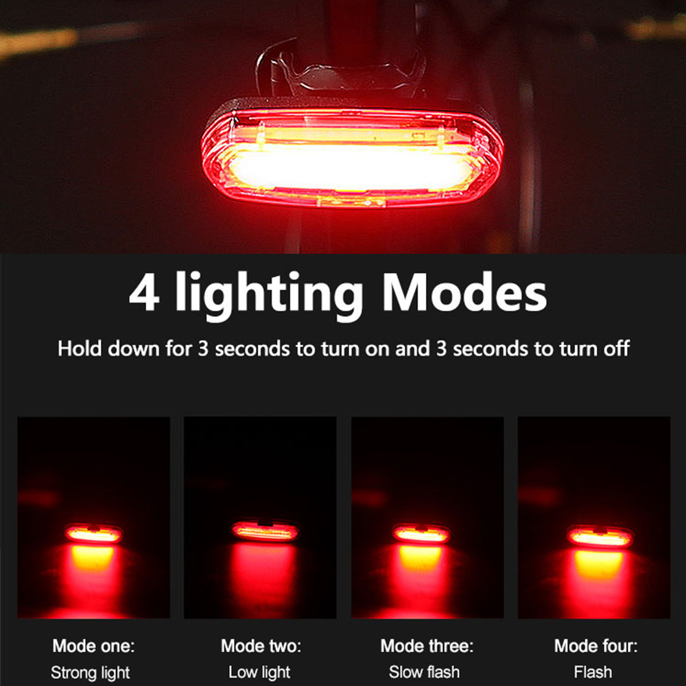 Bicycle Taillight MTB Red Bike - Cycling Gear Charging Station 评论和价格
