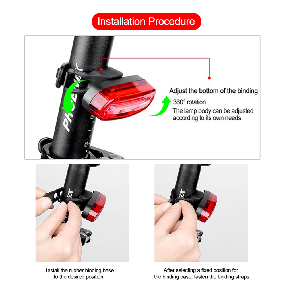 Bicycle Taillight MTB Red Bike - Cycling Gear Charging Station 评论和价格