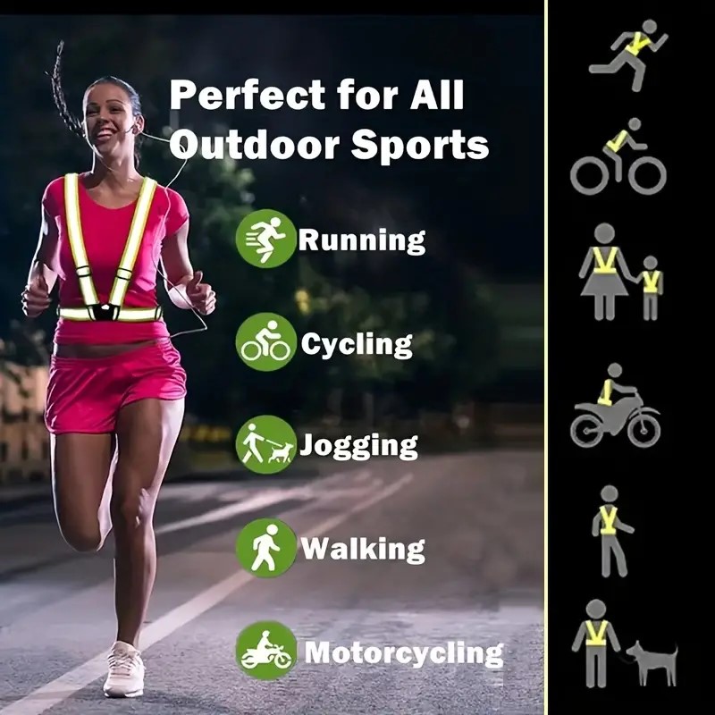 Reflective Vest Running Gear,  - Cycling Visibility Gear 评论和价格