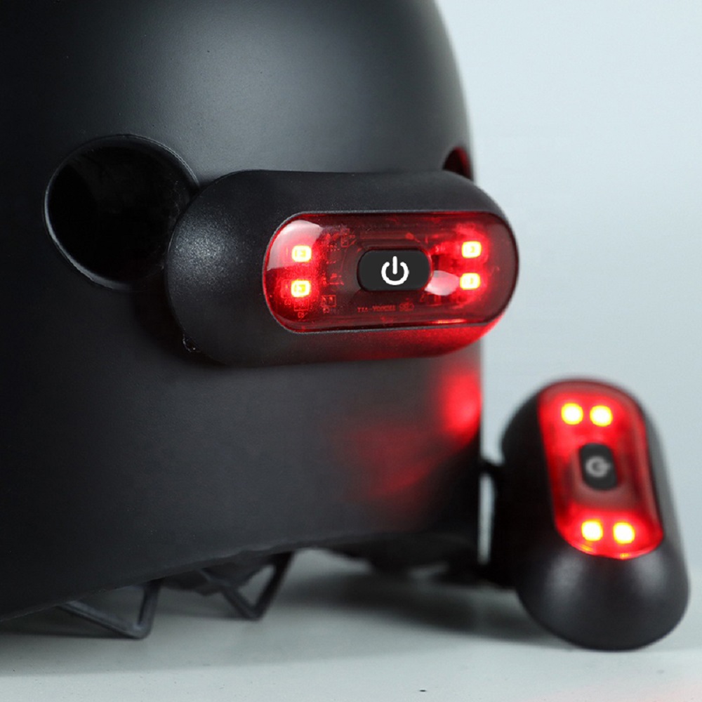4 Lamp Beads Bicycle Helmet Le - Cycling Gear And Accessories 评论和价格