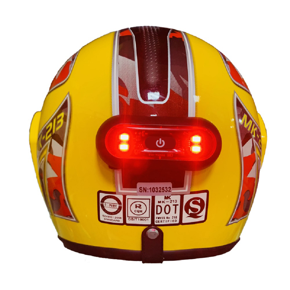 4 Lamp Beads Bicycle Helmet Le - Cycling Gear And Accessories 评论和价格