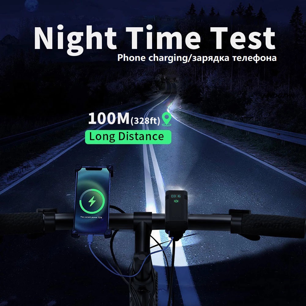 6-12 LEDs Bicycle Light Max 50 - Cycling Gear Charging Station 评论和价格