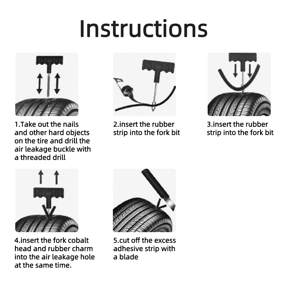 Car Motorcycle Tire Repair Too - Tubeless Tire Sealant 评论和价格