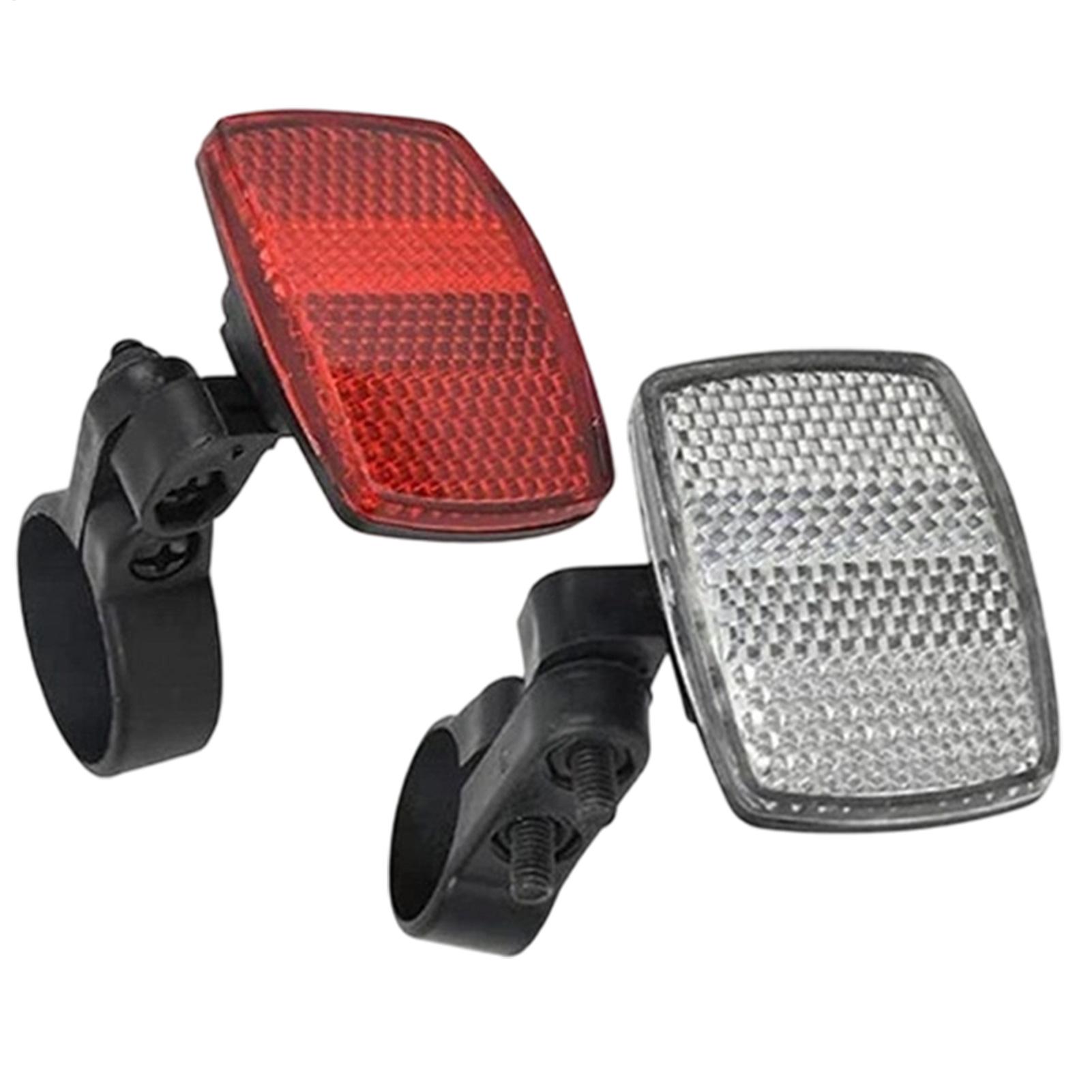 2 Pcs Bike Front Rear Reflecto - Cycling Gear For Commuting 评论和价格