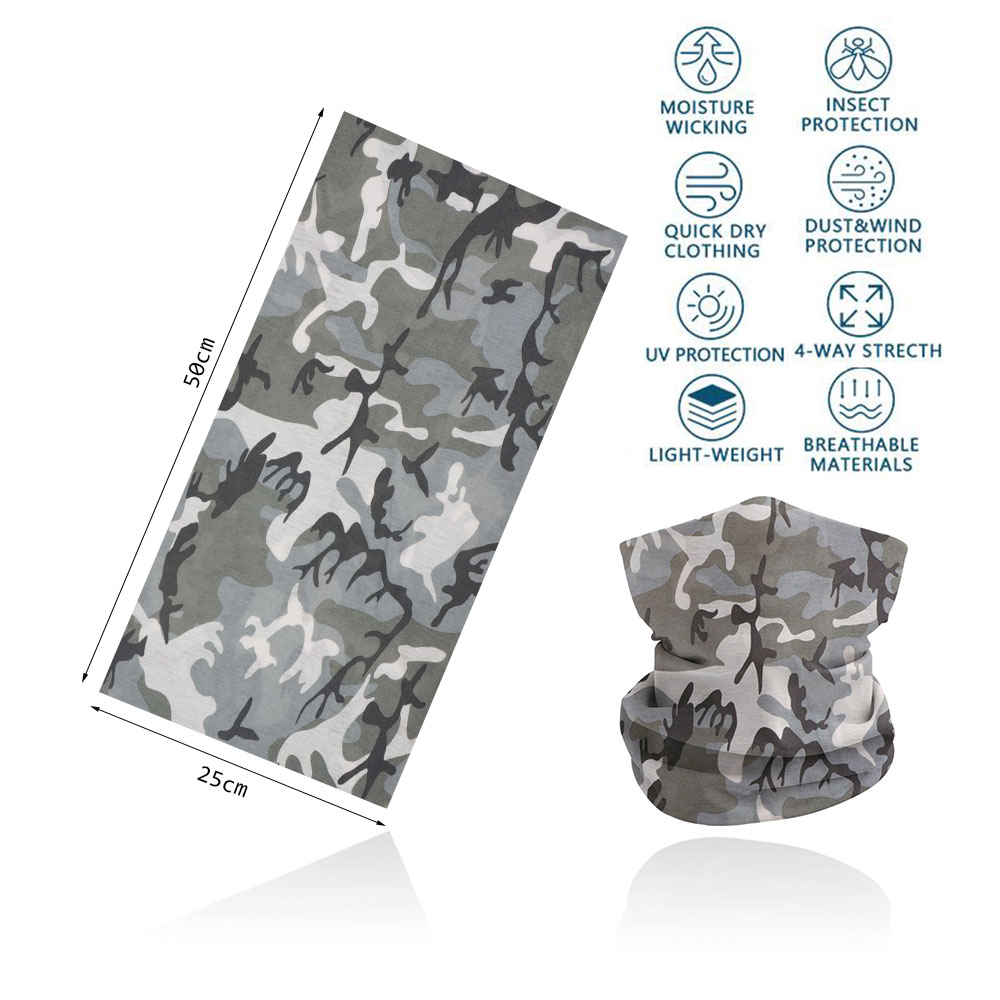 CM01-CM33 Camo Printed Bandana - Cycling Gear Man 评论和价格