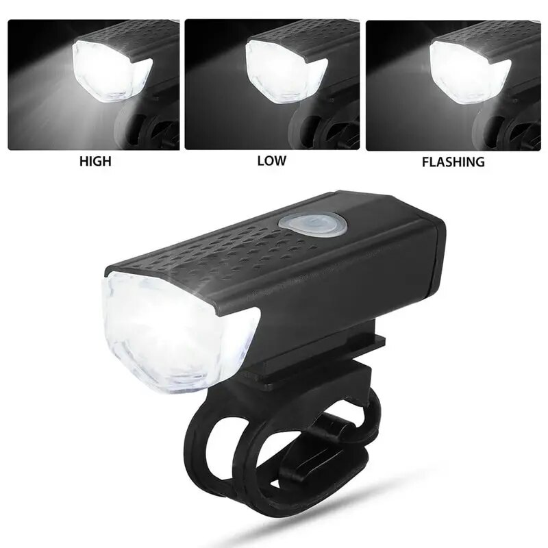 MTB Bike Front Lights USB LED  - Cycling Gear Charging Station 评论和价格