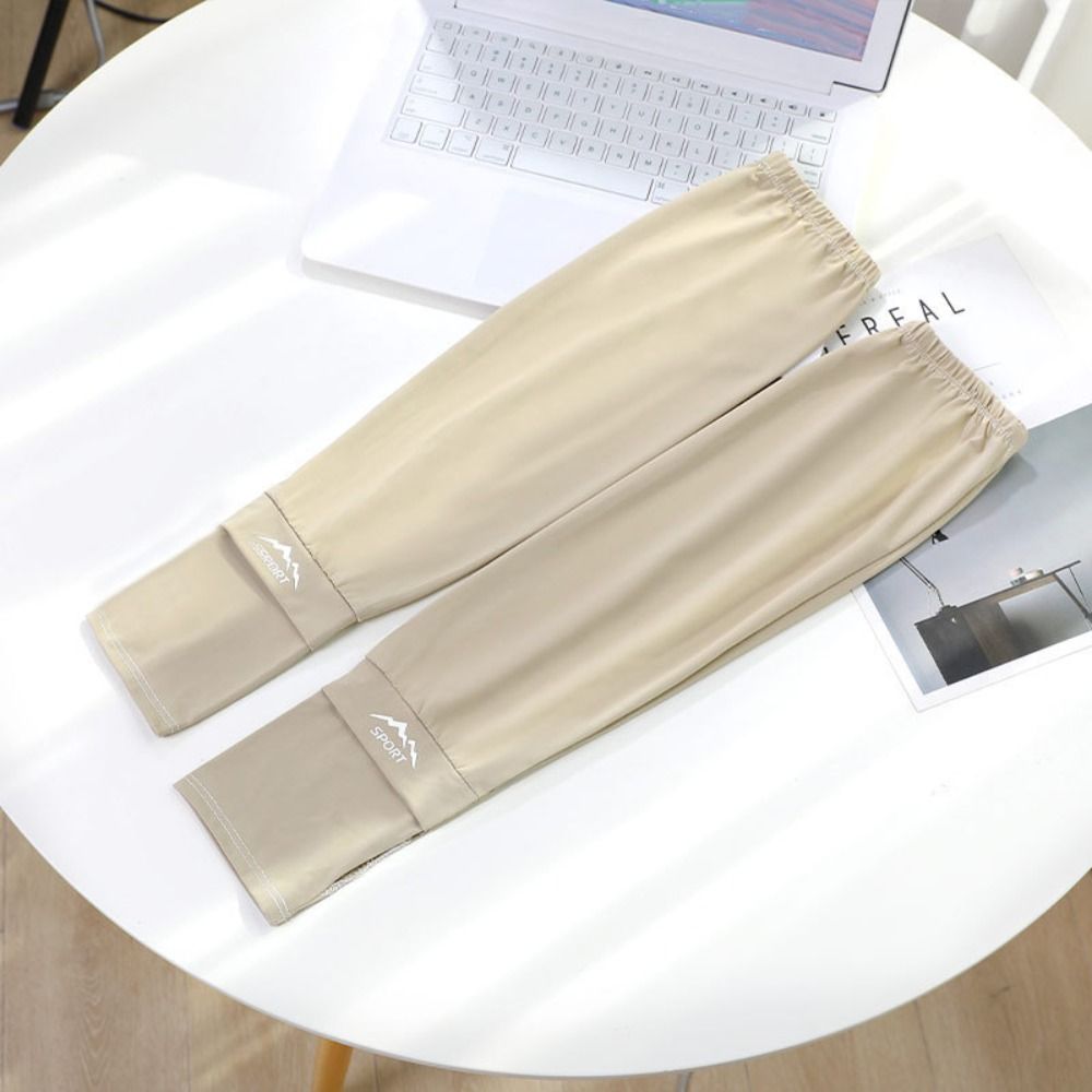 Loose Ice Silk Sleeves UV Insu - Cycling Gloves 评论和价格
