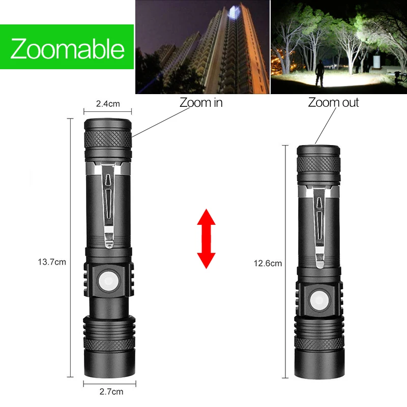 Ultra Bright Flashlight USB Li - Cycling Gear Charging Station 评论和价格