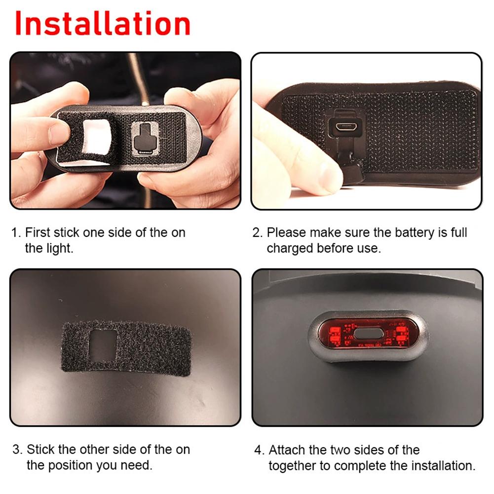 Upgrade 4 Lamp Beads Bicycle H - Cycling Gear And Accessories 评论和价格