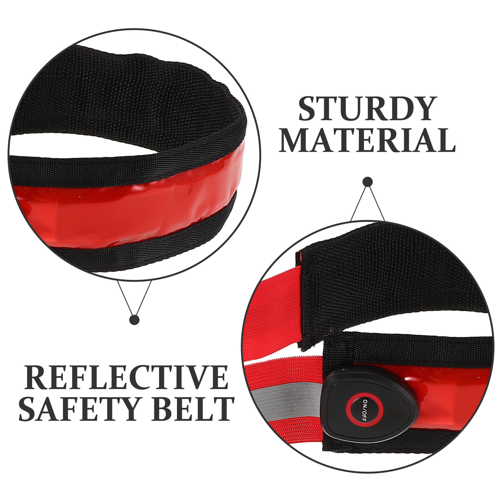 2Pcs Adjustable Rechargeable L - Cycling Visibility Gear 评论和价格