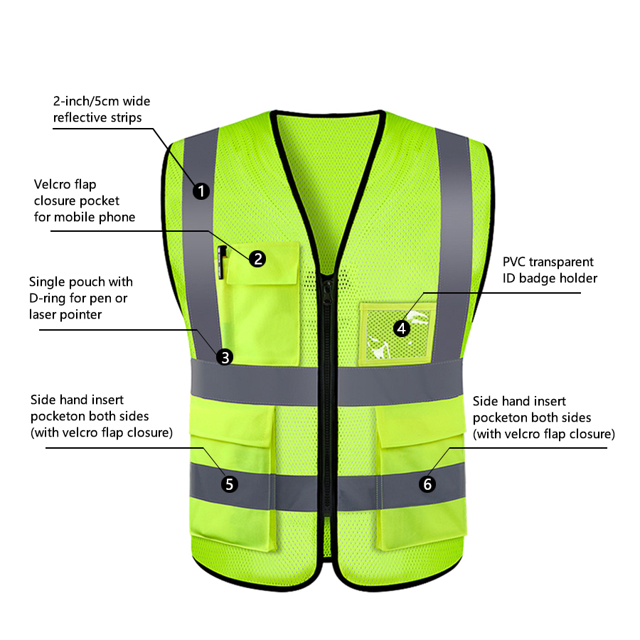 Adjustable Safety Vest Lightwe - Cycling Visibility Gear 评论和价格