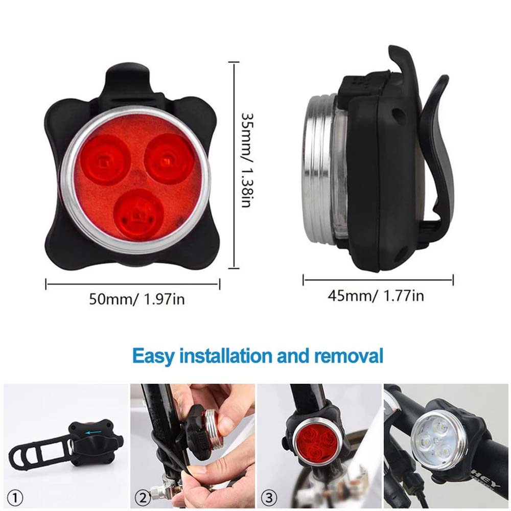 Bicycle Headlight Tail Light O - Cycling Gear Charging Station 评论和价格