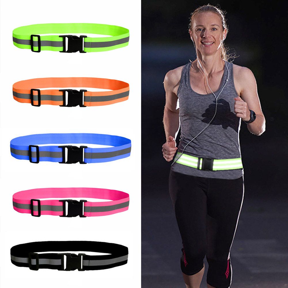 Reflective Belt Adjustable Wai - Cycling Visibility Gear 评论和价格