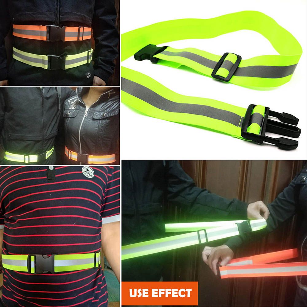 Reflective Belt Adjustable Wai - Cycling Visibility Gear 评论和价格