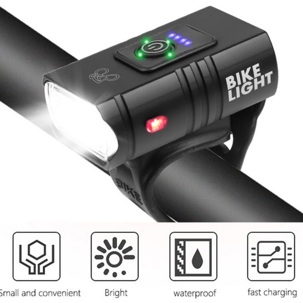 Bicycle Light T6 LED Front USB - Cycling Gear Charging Station 评论和价格