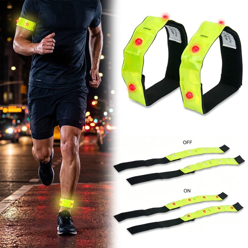 LED Reflective Armband With Fl - Cycling Visibility Gear 评论和价格