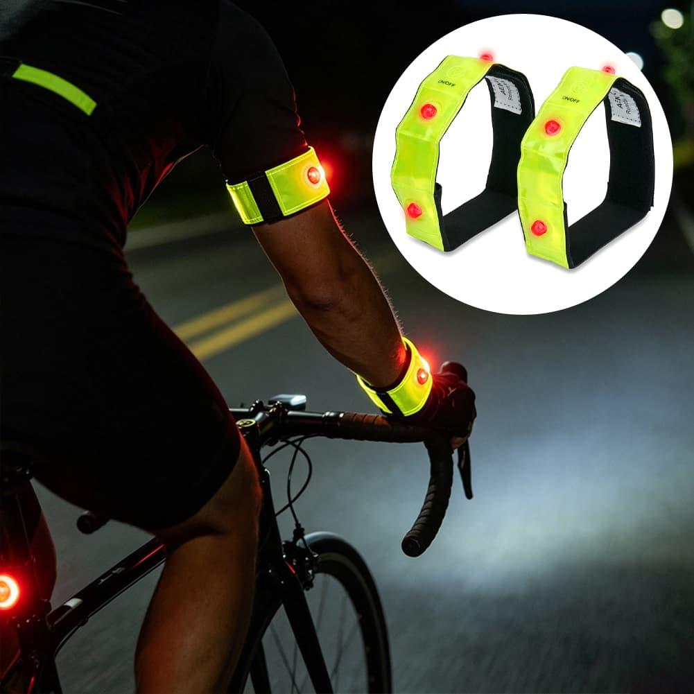 LED Reflective Armband With Fl - Cycling Visibility Gear 评论和价格