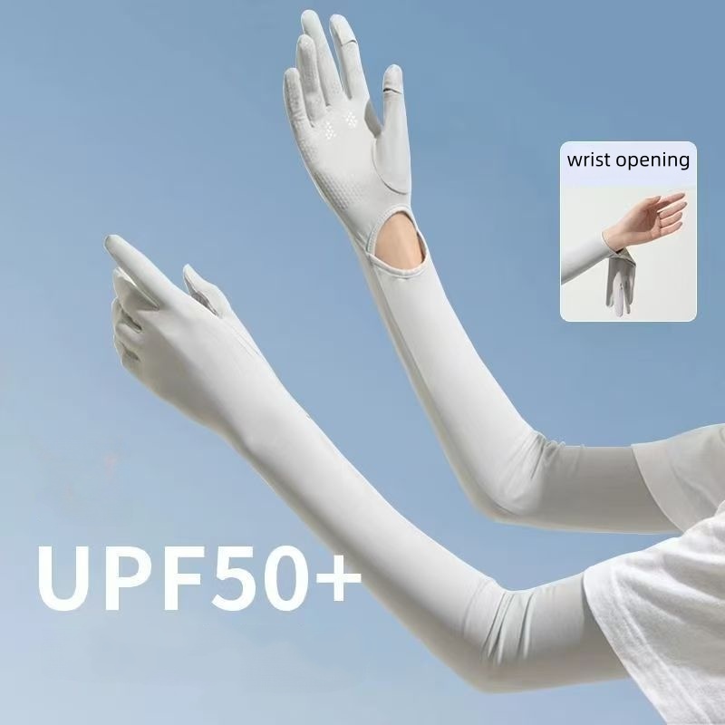 UPF50+ Ice Silk Sun Protection - Cycling Gloves 评论和价格