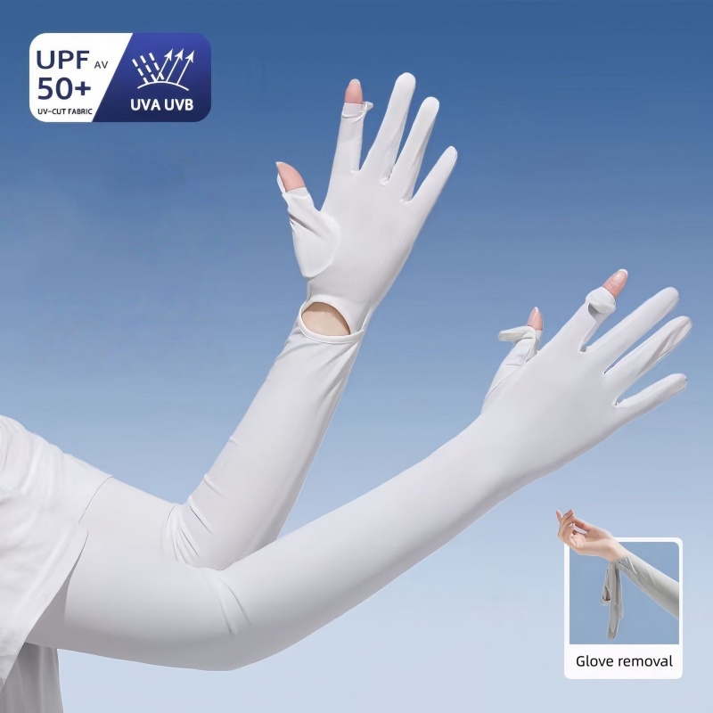 UPF50+ Ice Silk Sun Protection - Cycling Gloves 评论和价格