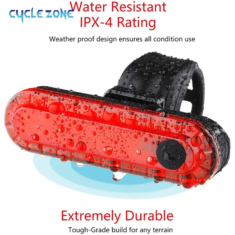 Bike Tail Light USB Rechargeab - Cycling Gear Charging Station 评论和价格