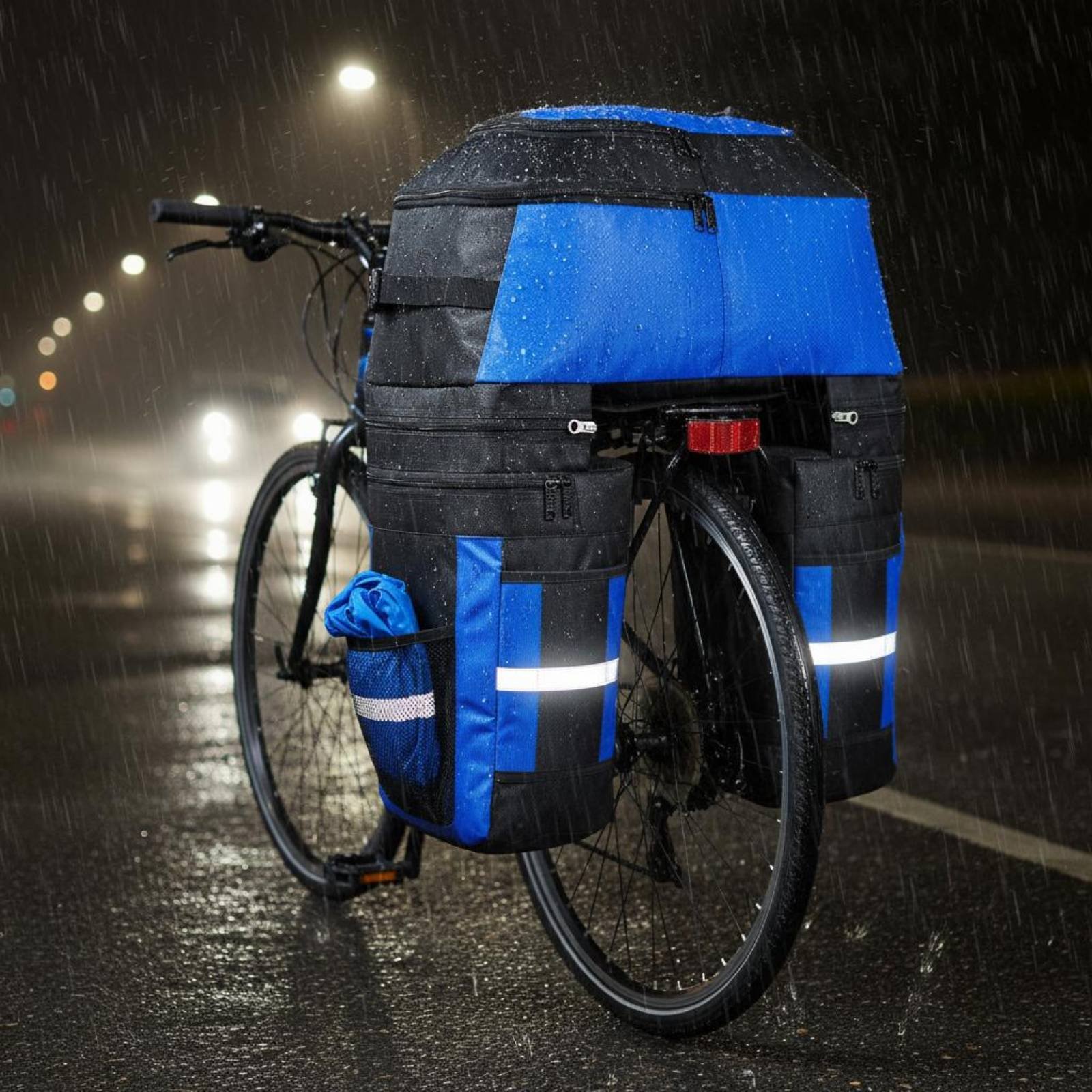 Rear Rack Pannier Bag Rain Cov - Cycling Gear In Rain 评论和价格