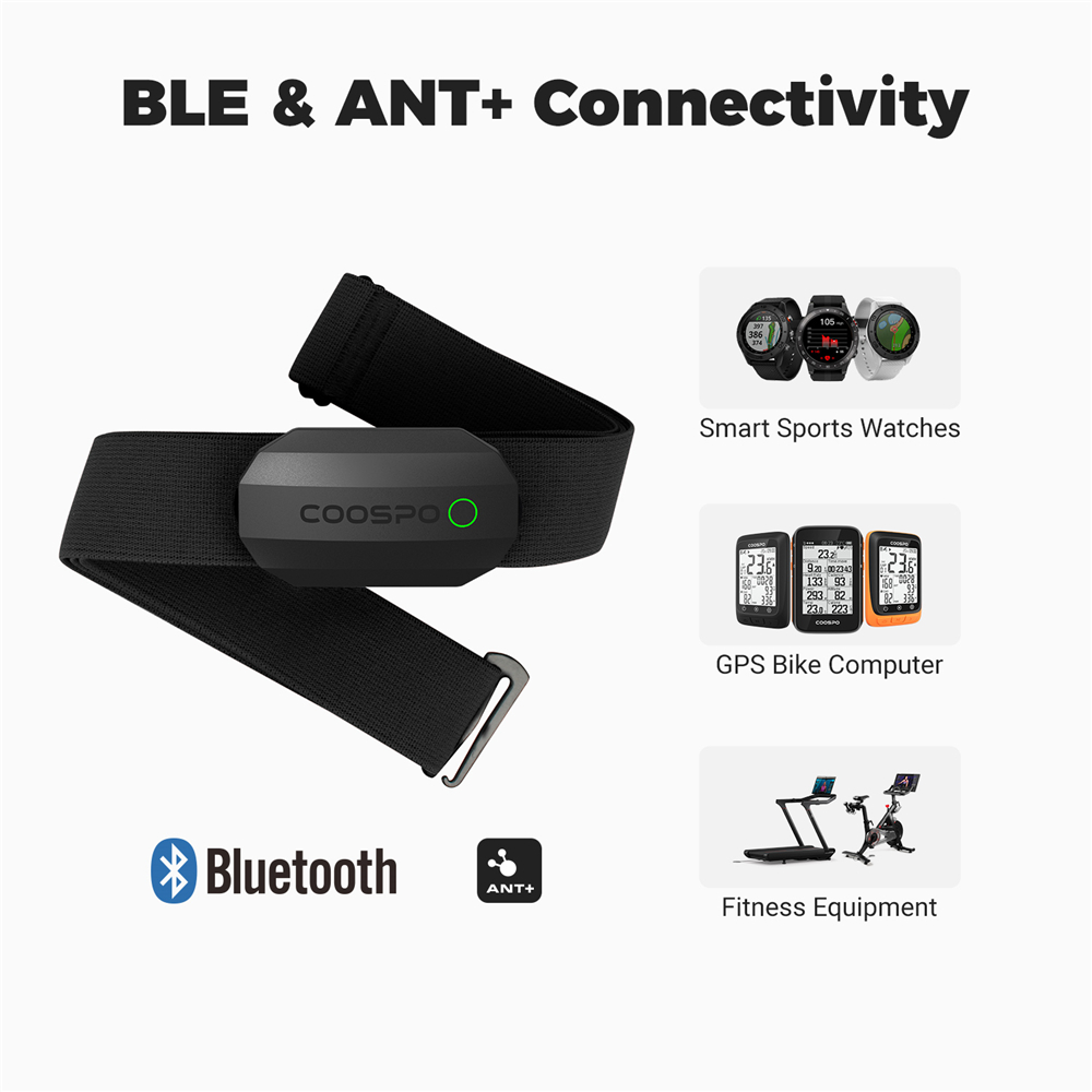 COOSPO H808S Heart Rate Sensor - Cycling Zwift 评论和价格