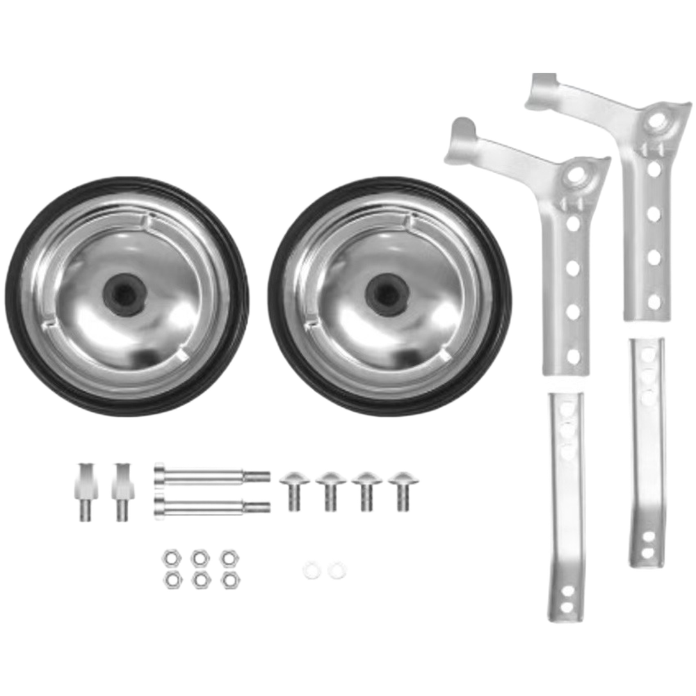 2Pcs Silver Training Wheels Br - Cycling Gear Inches 评论和价格